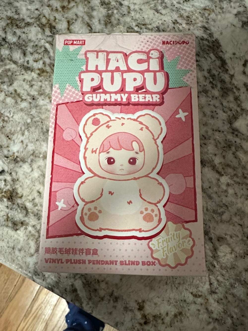 Haci Pupu Gummy Bear Vinyl Plush Pendant - Pink